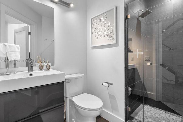 Bathroom, Glass Shower, Interior