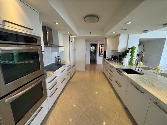 Interior, Kitchen, Recessed Lighting, Stainless Steel Appliances