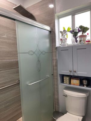 Bathroom, Glass Shower, Interior