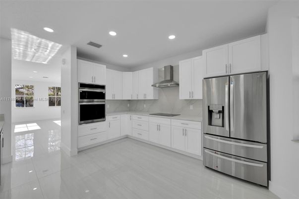 Interior, Kitchen, Recessed Lighting, Stainless Steel Appliances