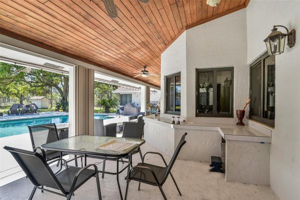 Exterior, Pool, Wooden Ceilings