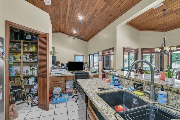 Interior, Kitchen, Pendant Lights, Wooden Ceilings