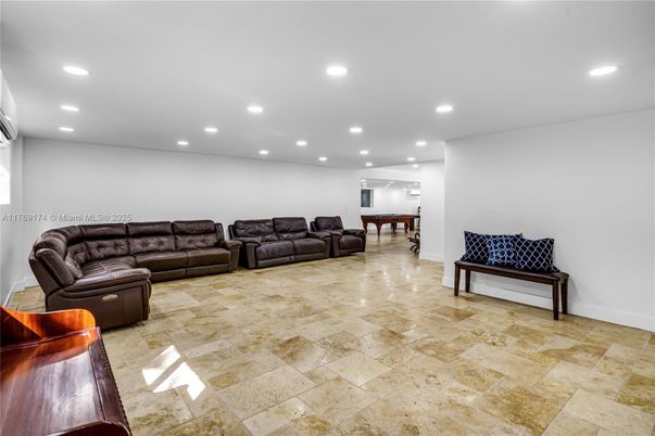 Interior, Living room, Recessed Lighting