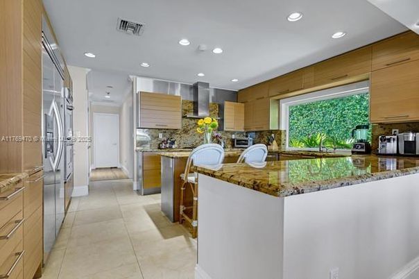Interior, Kitchen, Recessed Lighting, Stainless Steel Appliances