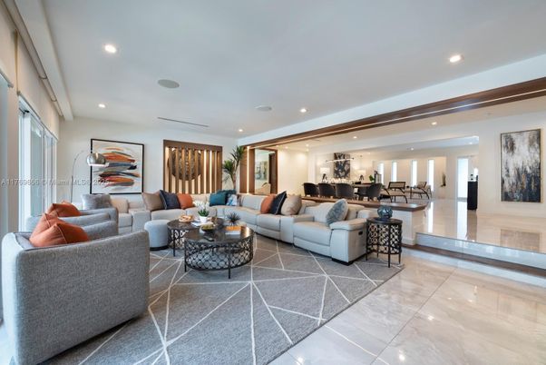 Interior, Kitchen, Living room, Recessed Lighting