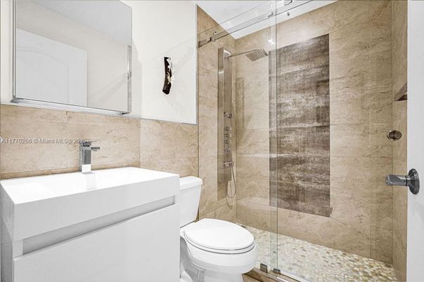 Bathroom, Glass Shower, Interior
