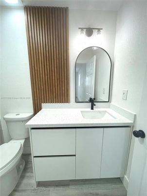 Bathroom, Dual Sink Vanities, Interior, Wood Texture Flooring