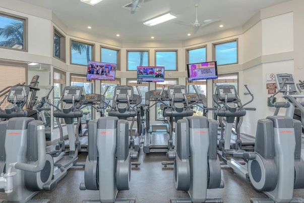 Fitness Equipment, Gym, Interior, Recessed Lighting