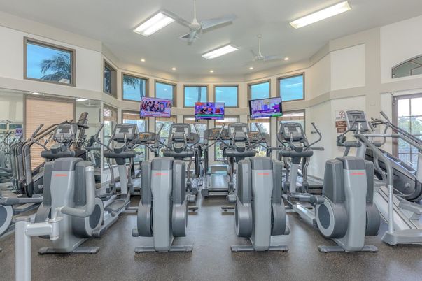 Fitness Equipment, Gym, Interior, Recessed Lighting