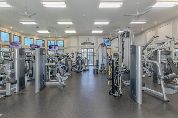 Fitness Equipment, Gym, Interior, Recessed Lighting
