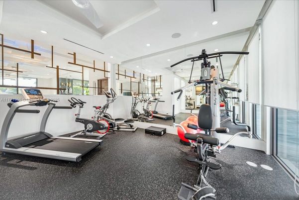 Fitness Equipment, Interior, Recessed Lighting