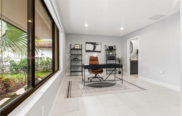 Home Office, Interior, Recessed Lighting