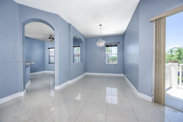 Chandelier, Empty room, Interior