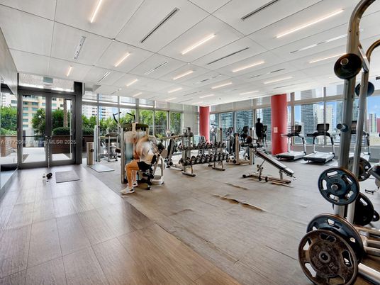 Fitness Equipment, Gym, Interior, Recessed Lighting