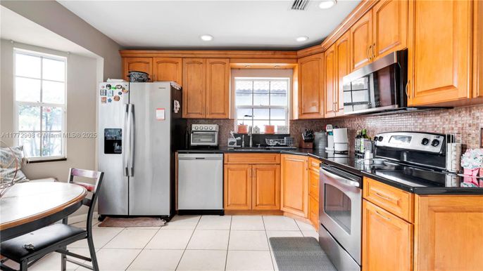 Interior, Kitchen, Recessed Lighting, Stainless Steel Appliances
