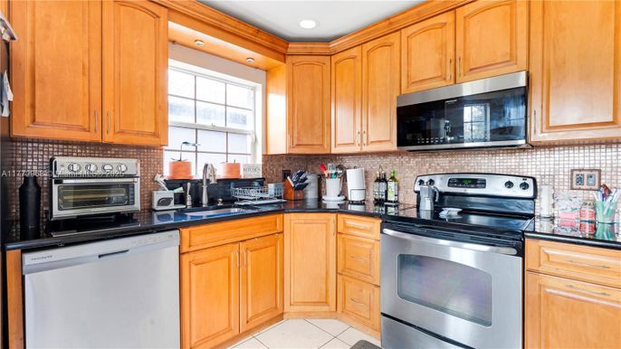 Interior, Kitchen, Recessed Lighting, Stainless Steel Appliances