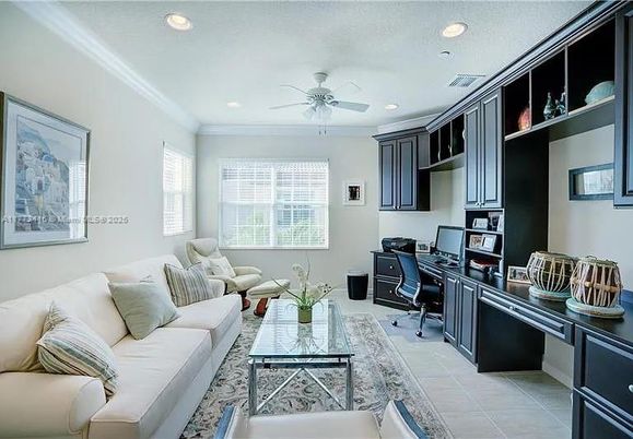 Home Office, Interior, Living room, Recessed Lighting