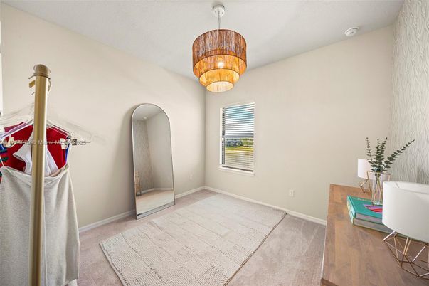 Chandelier, Empty room, Interior