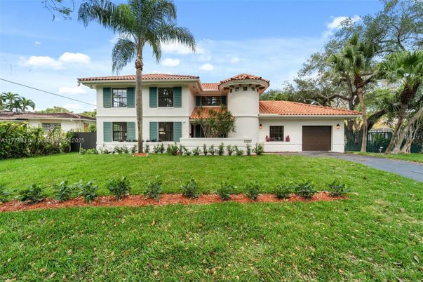 Attached, Backyard, Exterior, Facade, Mediterranean