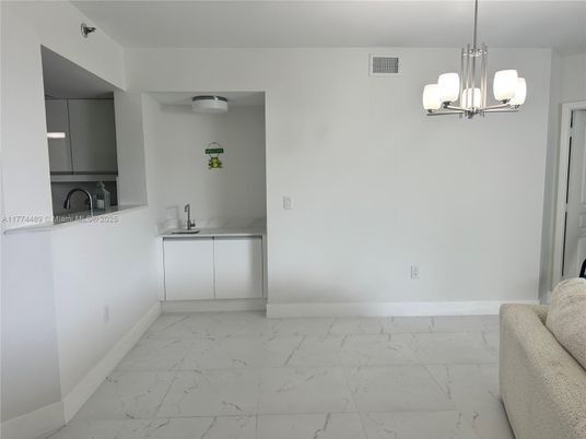 Interior, Kitchen, Marble, Pendant Lights