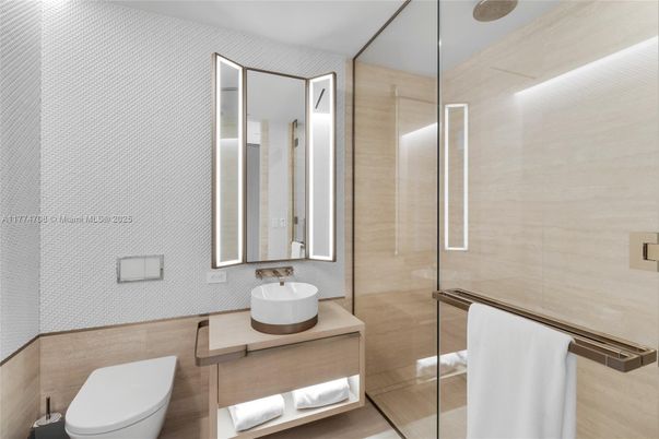 Bathroom, Glass Shower, Interior