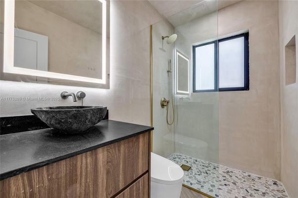 Bathroom, Glass Shower, Interior