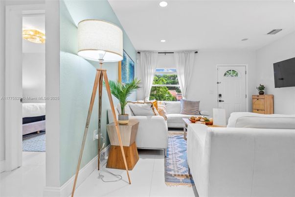 Interior, Living room, Recessed Lighting
