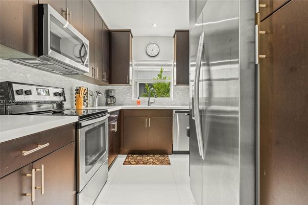 Interior, Kitchen, Recessed Lighting, Stainless Steel Appliances