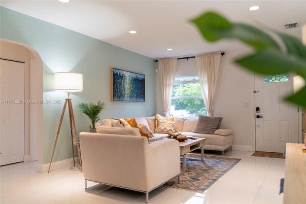 Interior, Living room, Recessed Lighting