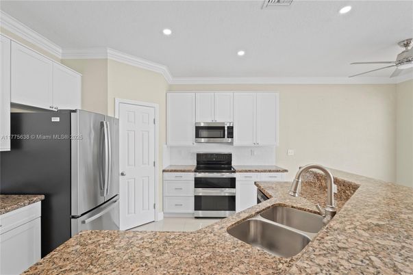 Interior, Kitchen, Recessed Lighting, Stainless Steel Appliances