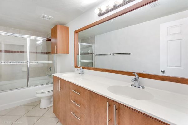Bathroom, Dual Sink Vanities, Glass Shower, Interior