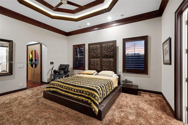 Bedroom, Interior, Recessed Lighting