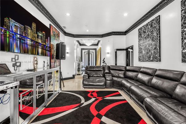 Interior, Living room, Recessed Lighting