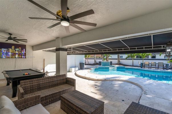 Billiard Table, Game Room, Interior, Pool