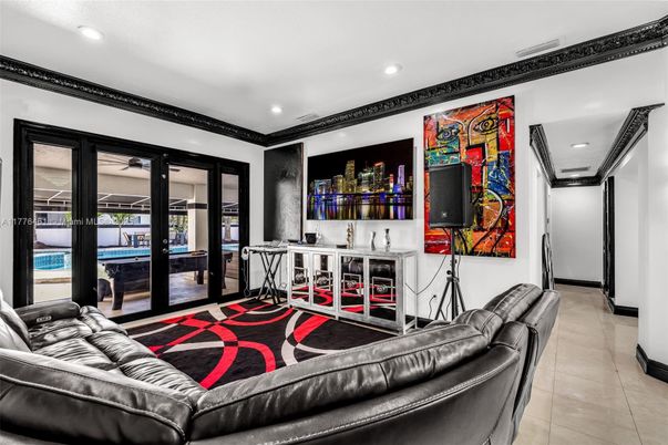 Interior, Living room, Recessed Lighting