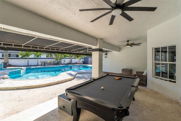 Billiard Table, Game Room, Interior, Pool