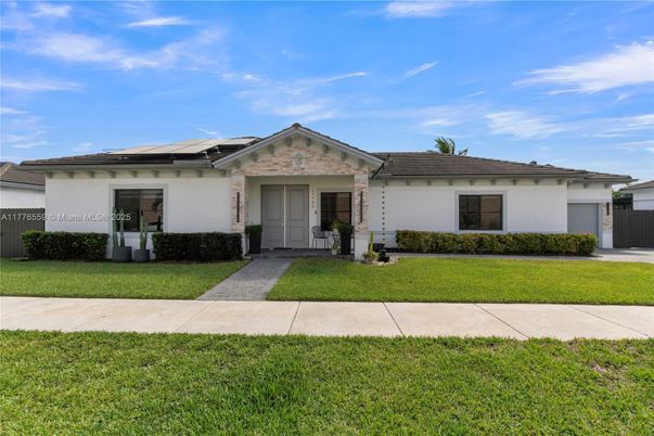 Attached, Exterior, Facade, Solar Panels, Ranch