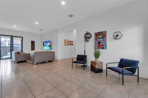 Interior, Living room, Recessed Lighting