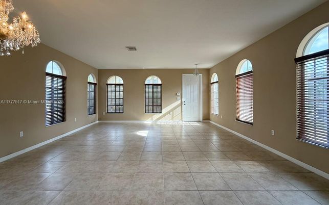 Chandelier, Empty room, Interior