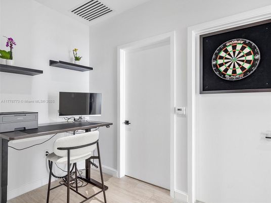 Home Office, Interior, Wood Texture Flooring