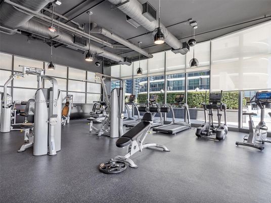 Fitness Equipment, Gym, Interior