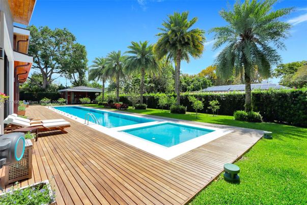 Exterior, Pool, Solar Panels