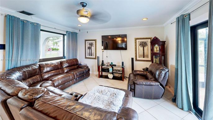 Interior, Living room, Recessed Lighting