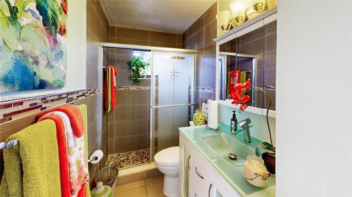 Bathroom, Glass Shower, Interior