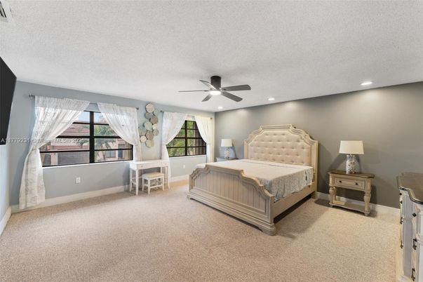 Bedroom, Interior, Recessed Lighting