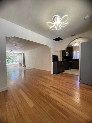 Empty room, Interior, Kitchen, Wood Texture Flooring