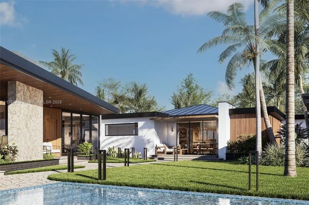 Backyard, Exterior, Facade, Modern