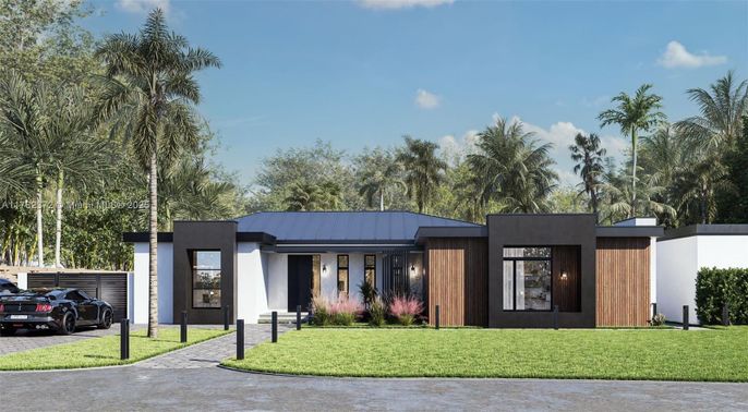 Backyard, Exterior, Facade, Modern