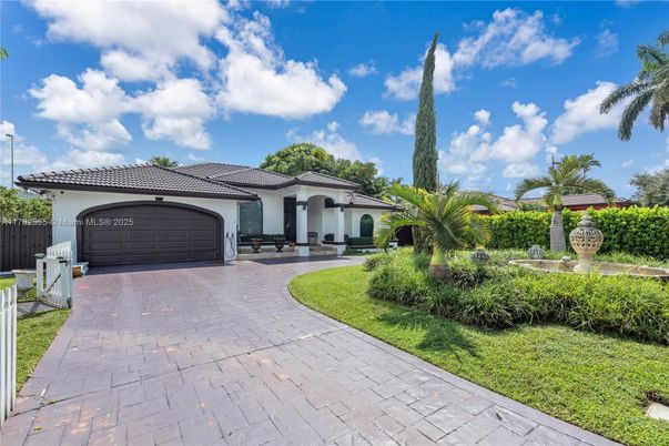 Attached, Backyard, Exterior, Facade, Spanish Mediterranean