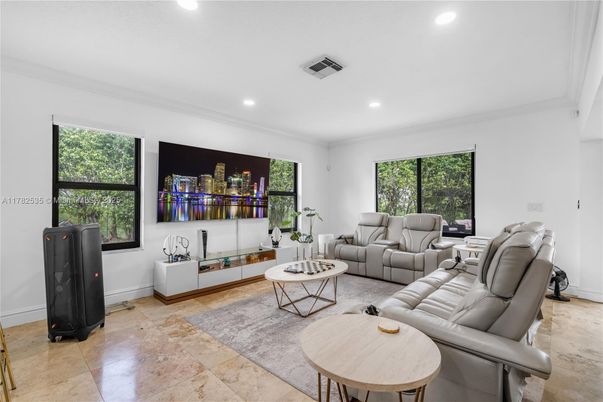 Interior, Living room, Recessed Lighting